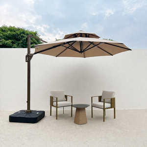 Sombrilla Cantilever <span class=keywords><strong>para</strong></span> Exteriores, Sombrilla Grande <span class=keywords><strong>para</strong></span> Jardín, Parasol <span class=keywords><strong>para</strong></span> Patio con Base con Tanque de Agua <span class=keywords><strong>para</strong></span> Hotel, Resort - Product Image 2