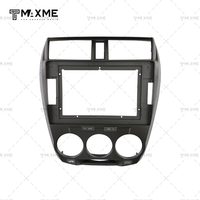 Offre de réduction Pièces de voiture Cadre de panneau 10 pouces pour Honda City 2006-2013 Installation de radio de voiture Cadre de tableau de bord Cadre de stéréo de voiture