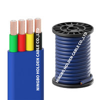 Étanche Cuivre Plat 10awg 3 Submersible Fil Rouleau Pompe Câble Plat Submersible 4 3 Core Pompe Câble Prix