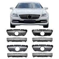 Grille de calandre pour Mercedes Benz SLK R172 GT 2011-2017, grille de calandre diamant