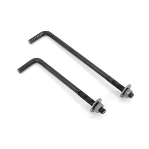 Ancre de type L haute résistance avec plaque soudée pour structure en acier, quincaillerie encastrée - Product Image 3