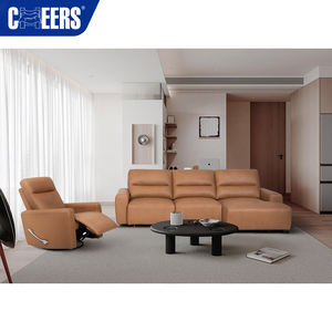 Manwah Cheers 3 1 Chỗ Ngồi Có Thể Ngả Ghế Sofa Da Đồ Nội Thất Phòng Khách Giường Sofa Đa Chức Năng Hiện Đại - Product Image 3