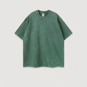 เสื้อยืดผ้าคอตตอนสีพื้นสำหรับทุกเพศเสื้อยืดซักหินพิมพ์ลายดิจิทัลระบายอากาศได้ดีเป็นมิตรกับสิ่งแวดล้อม - Product Image 2