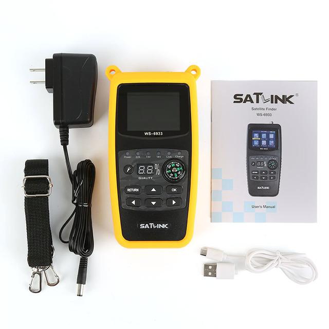 Satlink WS-6933 DVB-S2 FTA CKU Band Satlink Digital Satellite Finder Meter Ws6933 V8 Finder