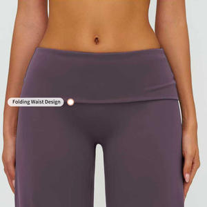 Novo Conjunto de Ginástica Feminino de Secagem Rápida com 4 Peças, Dobrável, Amigo da Pele, Sensação de Pele Nua, Respirável, para <span class=keywords><strong>Fitness</strong></span> - Product Image 5