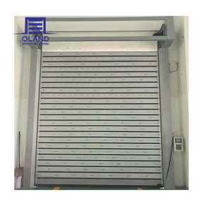 Puerta Rápida Enrollable Automática de Aluminio de Alta Velocidad, Aislamiento Térmico, Resistencia al Viento, Uso Industrial - Product Image 5