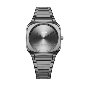 Siêu Mỏng Đồng Hồ Sang Trọng Người Đàn Ông Tất Cả Các Thép Không Gỉ Nhật Bản Miyota Phong Trào Chất Lượng Cao Thạch Anh Đồng Hồ Cho Nam Giới Gun Khung Vuông Đồng Hồ - Product Image 1