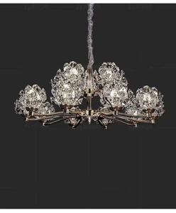 Sang Trọng Pha Lê Bóng Đám Cưới Biệt Thự Đa-Đầu Đèn Chùm Ánh Sáng Mặt Dây Chuyền Cho Khách Sạn Phòng Ngủ Nhà Hội Trường Có Thể Điều Chỉnh Chiều Cao Đèn - Product Image 2