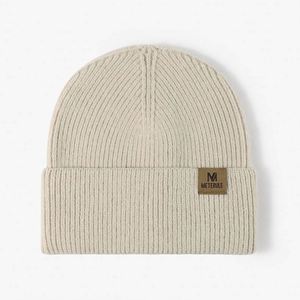 Vente en gros de bonnets tricotés d'automne et d'hiver en fausse fourrure de lapin, bonnets personnalisés pour hommes et femmes - Product Image 5