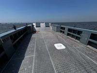 Bateau de travail en aluminium de 46 pieds (14 m), bateau de transport rapide, barge de transport, embarcation de débarquement pour les îles, à vendre