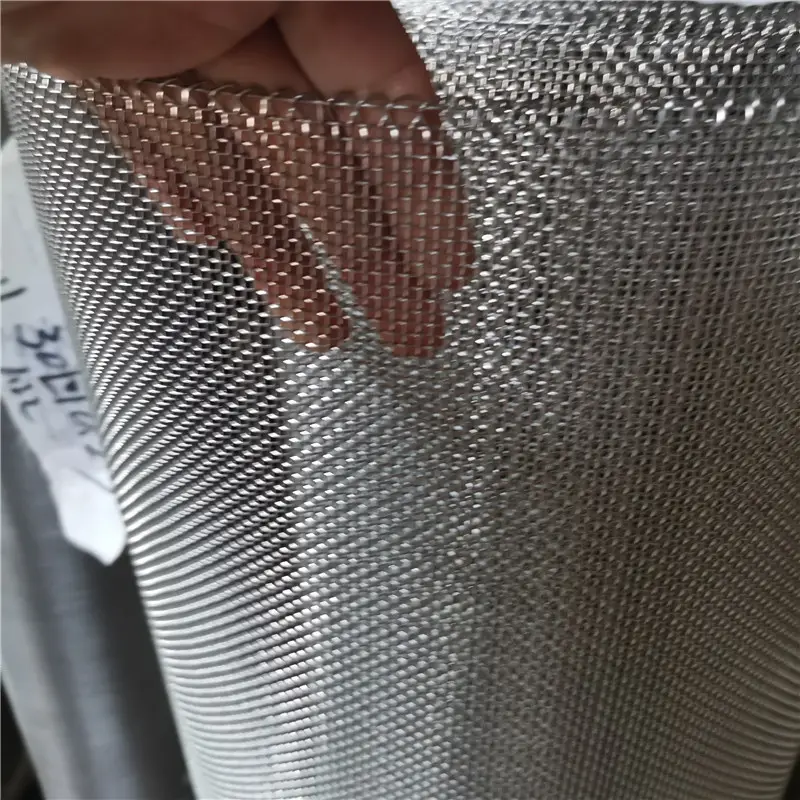 20 30 50 80 100 120 140 150 160 180 200 Micron 304 316 430 410 Stainless Steel Metal Woven Screen Wire Mesh