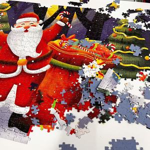 Tùy Chỉnh Chất Lượng Cao Đầy Màu Sắc Trò Chơi Ghép Hình Nhà Sản Xuất Tùy Chỉnh Phim Hoạt Hình Câu Đố Giáng Sinh Trò Chơi Ghép Hình Câu Đố Cho Trẻ Em - Product Image 4