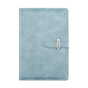 <span class=keywords><strong>En</strong></span> Stock, logotipo personalizado, hebilla desmontable, planificador de cuero PU, estilo fresco, cuaderno de tapa dura, diario <span class=keywords><strong>para</strong></span> promociones - Product Image 1