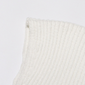 2024 Autumn Style Pullover <strong>Sweaters</strong> Diagonal Collar <strong>White</strong> Women <strong>Knitted</strong> <strong>Sweater</strong> - Product Image 6