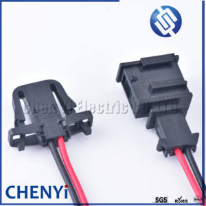 Luz De Licença De <span class=keywords><strong>2</strong></span> Pinos Soquete Da Porta Luz Conector Luzes do tronco Plugue do sensor do chifre 3B0972712 1J0971972 com fios 1J0 971 972 - Product Image 4