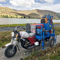 Vente directe d'usine de plateformes de forage de puits d'eau, capacité de forage de 100m, 150m, 200m, capable de percer dans la roche dure