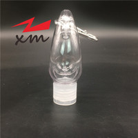 Botella de desinfectante de manos con tapa abatible, PETG, con llavero, diseño de corazón, 50 ml, botella con mosquetón