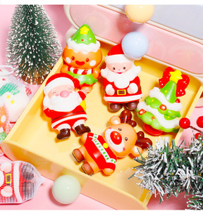 Christmas Squeeze Stress Toys Slow Rebound Lovely Santa Reindeer Snowman Squishy for Tree Decor Kids Christmas Party Favor Gifts - Product Image 4