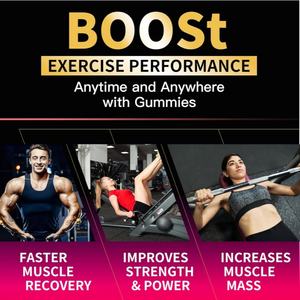 Permen <span class=keywords><strong>Creatine</strong></span> Monohydrate untuk Pria Wanita Suplemen Pembentukan Otot Latihan Lebih Banyak Kekuatan dan Pemulihan Lebih Cepat Permen <span class=keywords><strong>Creatine</strong></span> - Product Image 5