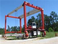 Grue à conteneurs à pneus en caoutchouc avec boîte de vitesses, 80-100 tonnes, modules pré-assemblés, conception Plug-and-Play pour livraison rapide et urgences