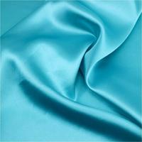 Prix Usine Avantageux 100% Polyester Tissu Satin Brillant Couleur Pure Extensible avec Spandex Simulant la Soie pour Vêtements et Robes
