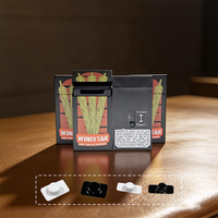 Caja expositora de conos de cigarrillos con botón de apertura a prueba de niños, OEM/ODM, paquete de cartón de 3/5 unidades, embalaje personalizado para pre-enrollados.