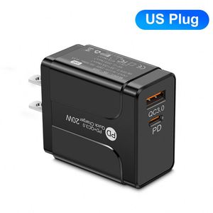 Chargeur rapide magnétique USB-C et USB 20W QC3.0 avec protection contre les courts-circuits pour téléphones portables et ordinateurs portables (prises US/EU/UK) - Product Image 6