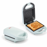 Machine à sandwich électrique double face à chauffage rapide, température uniforme, pour des sandwichs croustillants, idéale pour le petit-déjeuner quotidien