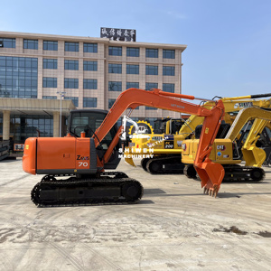 Excavadora Usada Hitachi de 7 Toneladas ZX70 en Oferta, Incluye Cortadora de Empuje y Excavadora Usada ZX55 ZX70 ZX75 con Motor y Bomba Originales Hitachi - Product Image 6