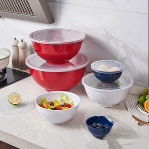 Conjunto Organizador de Cozinha: Tigelas de Plástico Ecológicas de Grande Capacidade para Armazenamento de Alimentos, Preservação da Frescura, Design Moderno, Embalagem para Festa - Product Image 4