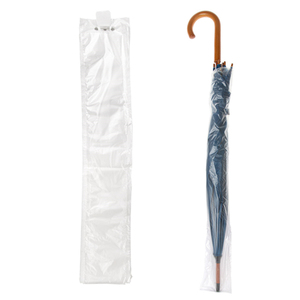 Copertura trasparente per ombrello per protezione e conservazione, custodia in plastica lunga 116,37 cm con gancio per appendere facilmente - Product Image 1