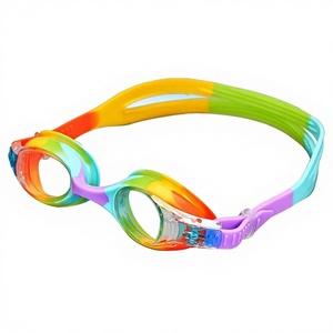 Lunettes de natation pour enfants, nouveau cadre petit format, verres PC anti-buée HD, pour garçons et filles, vente directe usine, transfrontalier Shopee, unisexe, pour activités de plein air - Product Image 1