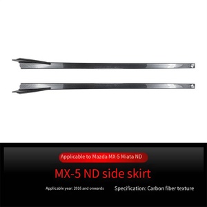 Veidt Convient pour Mazda Miata MX-5 ND <span class=keywords><strong>2016</strong></span>+ Jupe latérale de carrosserie, spoiler de pédale, petit kit de carrosserie, modification transfrontalière - Product Image 6