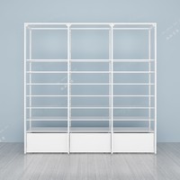Étagère de présentation personnalisable pour articles ménagers de supermarché et dollar store, étagère de magasin réglable légère
