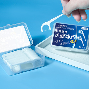 High Quality Easy-Glide Toothpick Eco-Friendly Biodegradable Dental Flosser with Disposable Picks for Oral Hygiene - Product Image 5