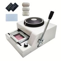 Machine à embosser manuelle pour cartes PVC, machine à estamper les cartes d'identité et VIP, machine à embosser magnétique