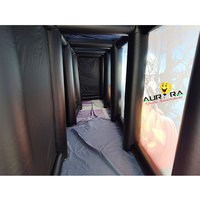 Offre Spéciale petit labyrinthe labyrinthe maison de chasse effrayant Halloween grand extérieur gonflable labyrinthe tente pour location commerciale
