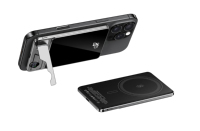 Casun 3 en 1: Reloj, Auriculares y Batería Externa Ultra Delgada de Aleación de Aluminio, 5000 mAh/10000 mAh, Plegable, Magnética e Inalámbrica