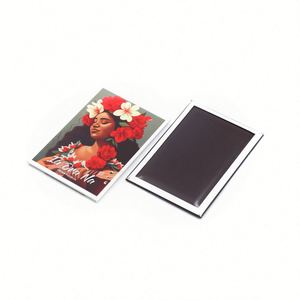 Hot Selling Refrigerator Items Custom Design Tahiti Island Souvenir Gift Tin <b>Fridge</b> Magnet - Product Image 5