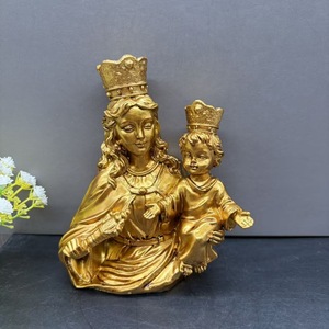 Statua Personalizzata in Resina della <span class=keywords><strong>Regina</strong></span> del Cielo, Vergine Maria con Bambino Gesù, per Articoli Religiosi Cattolici, Fornitore per Chiese - Product Image 1