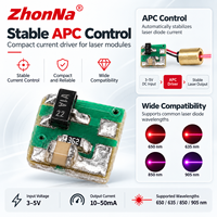 Module photoélectrique ZhonNa avec pilote de diode laser rouge PCB APC, contrôle 10-50mA 3-5V 650nm 635nm 850nm 905nm, pièces d'équipement laser LD