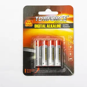 1.5V AAA Alkaline Batteries In High Performance Use To Mp3 Palayers