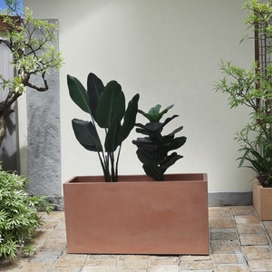 Fioriera Rettangolare Grande di Alta Qualità in Fibra di Argilla Vaso da Fiori in Cemento Decorazione per Balcone per Piantagioni Interne ed Esterne - Product Image 4
