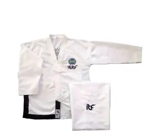 High quality traditional cut durable ITF taekwondo uniform for sale