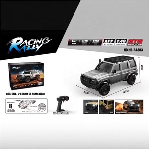 Coche RC Miniatura 1:43 4x4 <span class=keywords><strong>de</strong></span> Escritorio, Juguete <span class=keywords><strong>de</strong></span> Simulación Todoterreno, Coche Eléctrico <span class=keywords><strong>de</strong></span> Plástico <span class=keywords><strong>de</strong></span> Grado Hobby, Camioneta Rock Crawler para Niños - Product Image 5