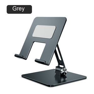 Support de tablette réglable en aluminium, support de téléphone pliable pour bureau, support portable multi-angles pour smartphones, utilisation au bureau et en étude - Product Image 4