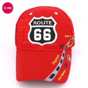 Mũ Bóng Chày Thêu sedex P4 <span class=keywords><strong>Route</strong></span> 66 - Product Image 1