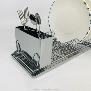 Small Chrome Wire Dish <strong>Rack</strong> for Kitchenware <strong>Kitchen</strong> Dish <strong>Racks</strong> with <strong>SS</strong> Trays - Product Image 5