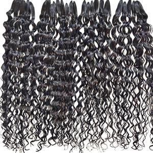 Extensiones <span class=keywords><strong>de</strong></span> <span class=keywords><strong>Cabello</strong></span> Humano Virgen Remy <span class=keywords><strong>de</strong></span> Lujo con Calidad <span class=keywords><strong>de</strong></span> Máquina <span class=keywords><strong>de</strong></span> Ganchillo para Trenzar <span class=keywords><strong>el</strong></span> <span class=keywords><strong>Cabello</strong></span> y Plumas Atadas a Mano - Product Image 2
