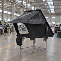 Tente de toit rigide triangulaire en aluminium pour 4 saisons, imperméable, pour camping, SUV, camion 4x4